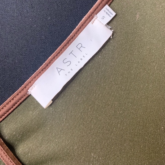 ASTR The Label velvet cold shoulder wrap dress, size small. - Picture 2 of 7